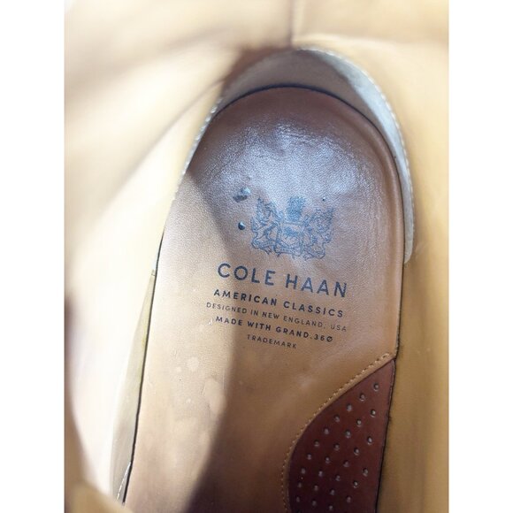 Cole Haan Mens Sz 8M lace up Brown Leather Chukka Boots C32341 Gramercy EUC main image 4